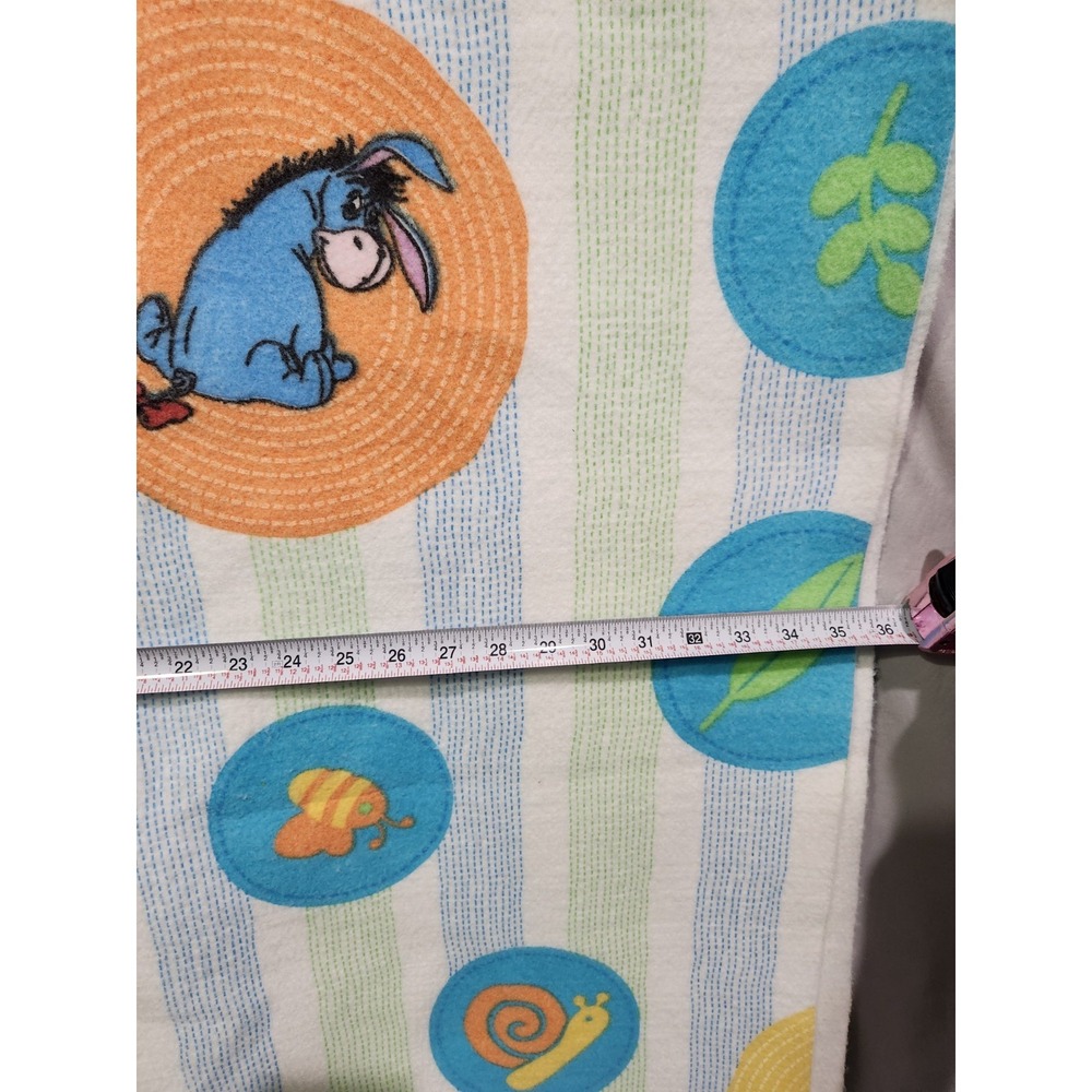 VTG Winnie the Pooh Tigger Piglet Eeyore Disney Bed Blanket Chatham USA Kidcore - Picture 4 of 6